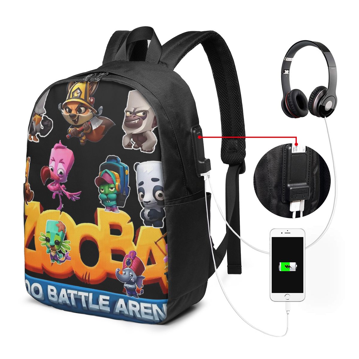 Music - Sac à dos Zooba Battle Arena,