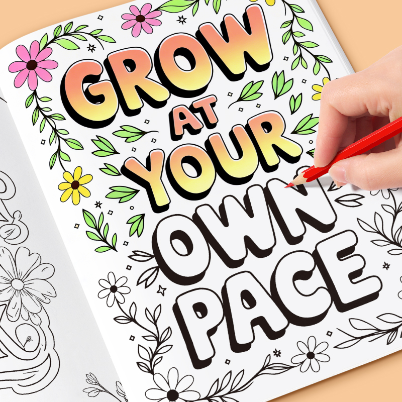 Adult Coloring Book Stress Relief - Livre de coloriage sur la santé