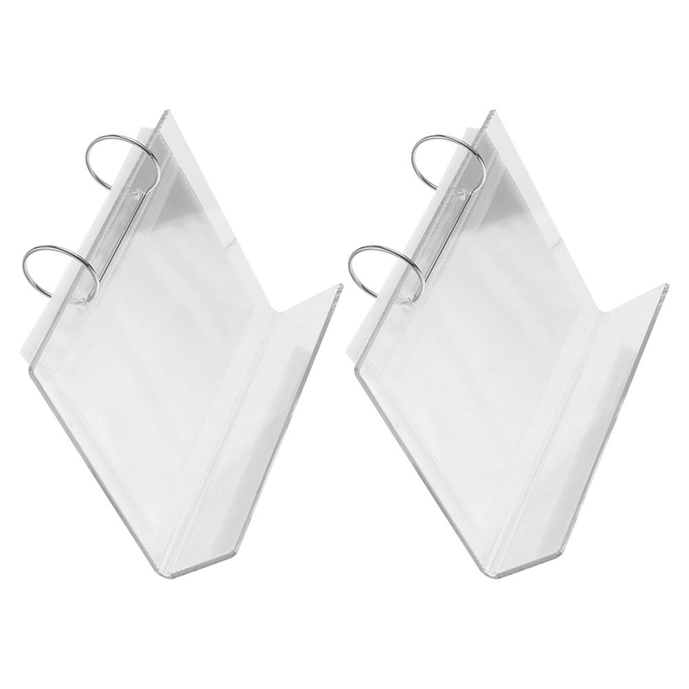 Clear Acrylic Book Stand Holder - 2 Albums photo en acrylique, présentoir