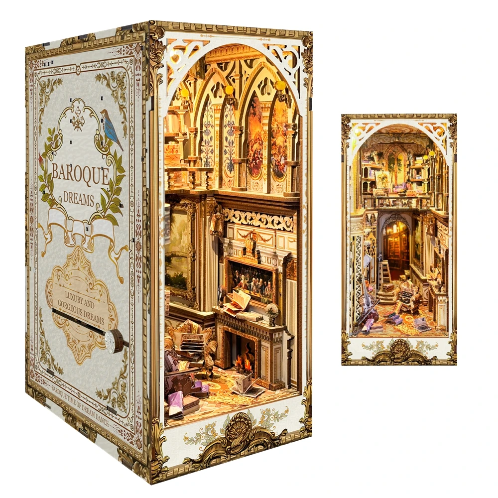 Analyste de modèles miniatures - Diy Wooden Book Nook Kit Shelf Insert avis et prix