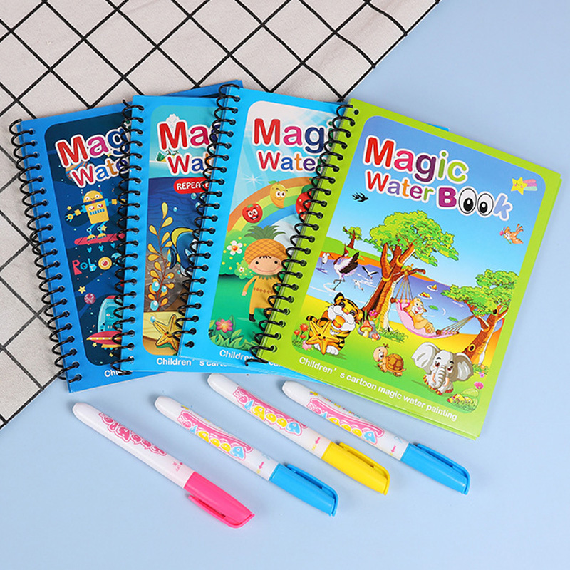 Livre magique à eau avec stylo - Reusable Water Magic Coloring Book avis et prix
