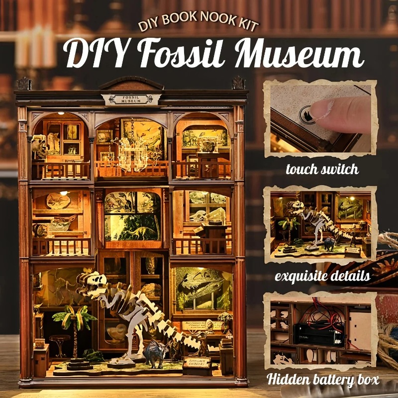 Kit de montage DIY pour étagèr - Diy Wooden Book Nook Kit Shelf Insert avis et prix