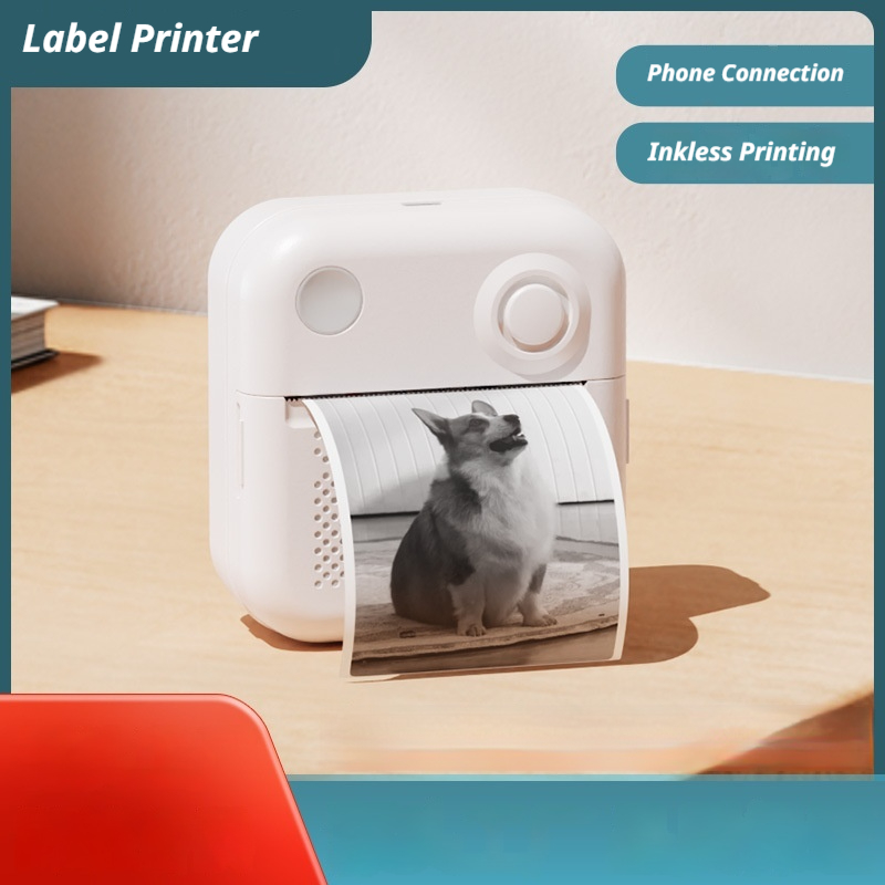 Mini imprimante thermique Blue - Mini Pocket Thermal Printer Paper Roll avis et prix