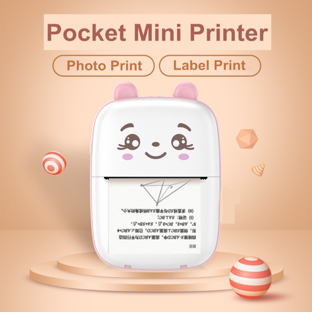 Mini imprimante thermique port - Mini Pocket Thermal Printer Paper Roll avis et prix