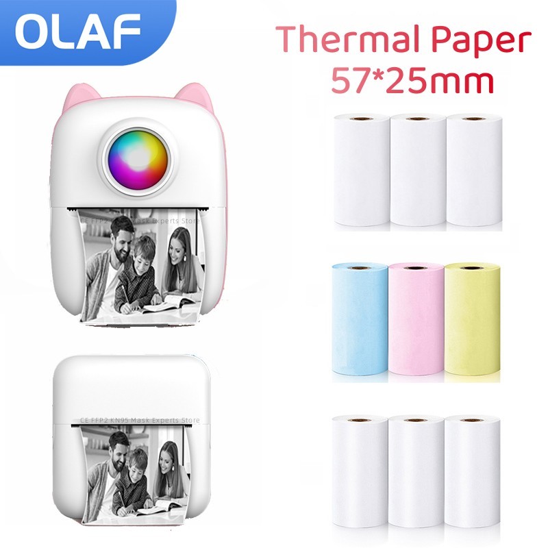 Rouleaux de papier thermique a - Mini Pocket Thermal Printer Paper Roll avis et prix