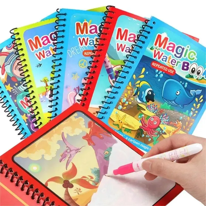 Livre de coloriage magique réu - Reusable Water Magic Coloring Book avis et prix